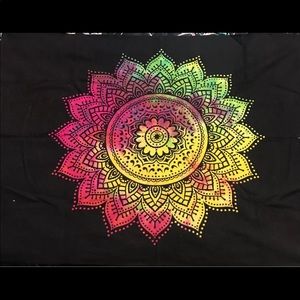 2 Small Tapestries. BLACK/BLUE